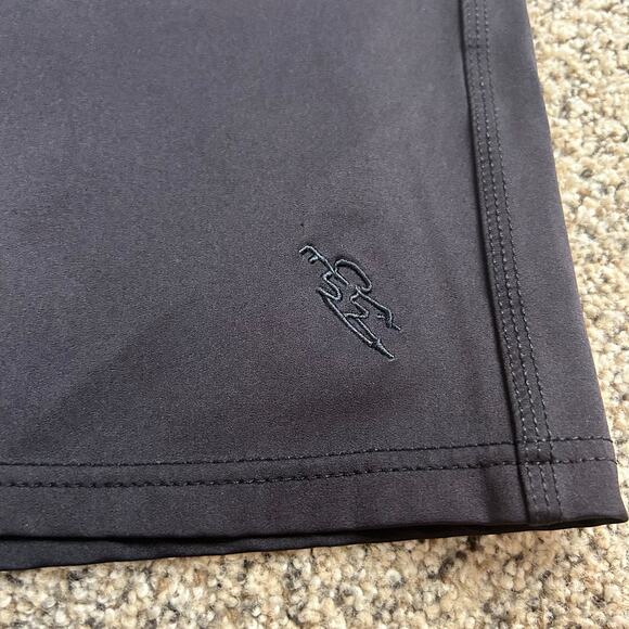 DaHui Board Shorts Size 34 Black Swim Trunks Surf Beach - Picture 4 of 6